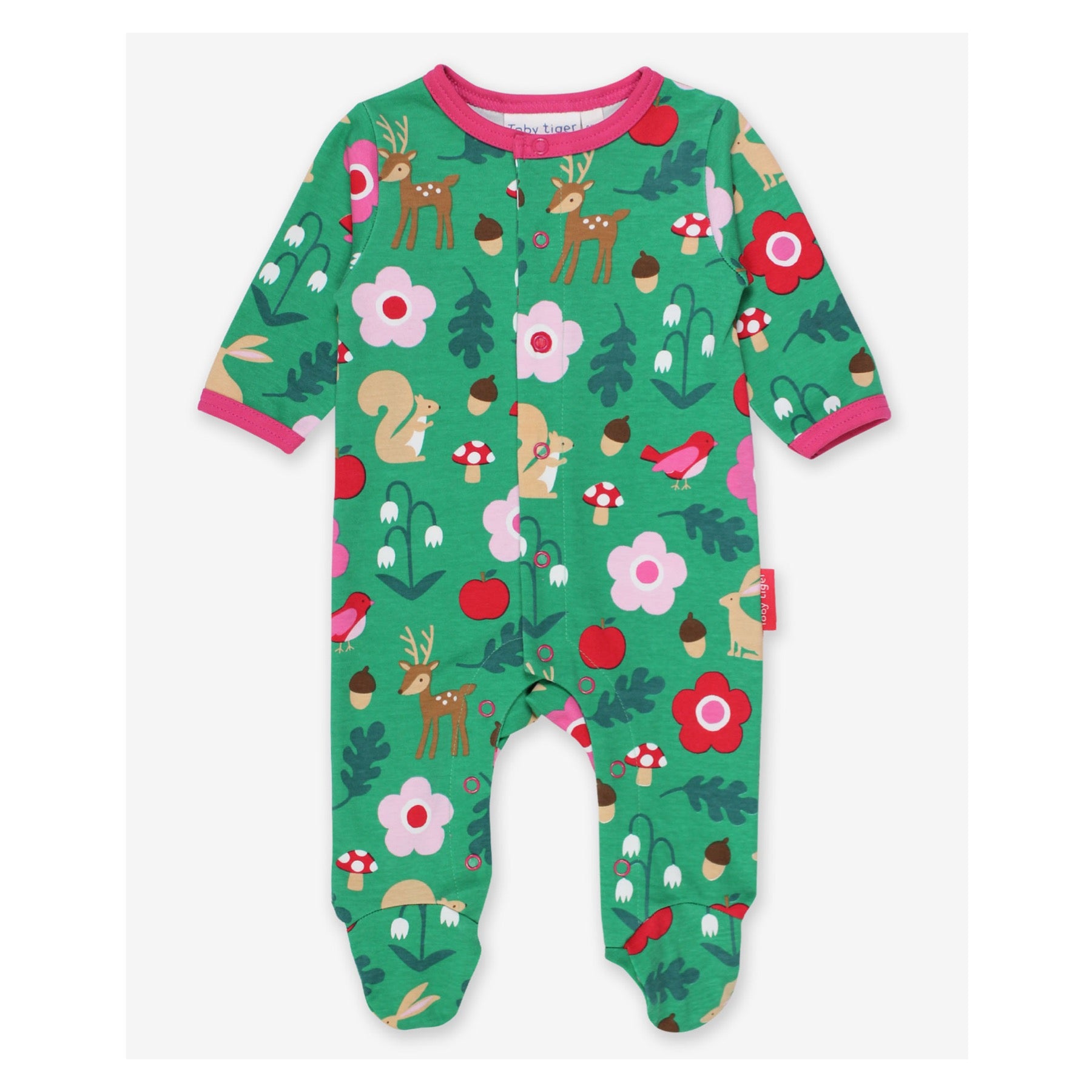 Toby Tiger Sleepsuit Forest Adventure