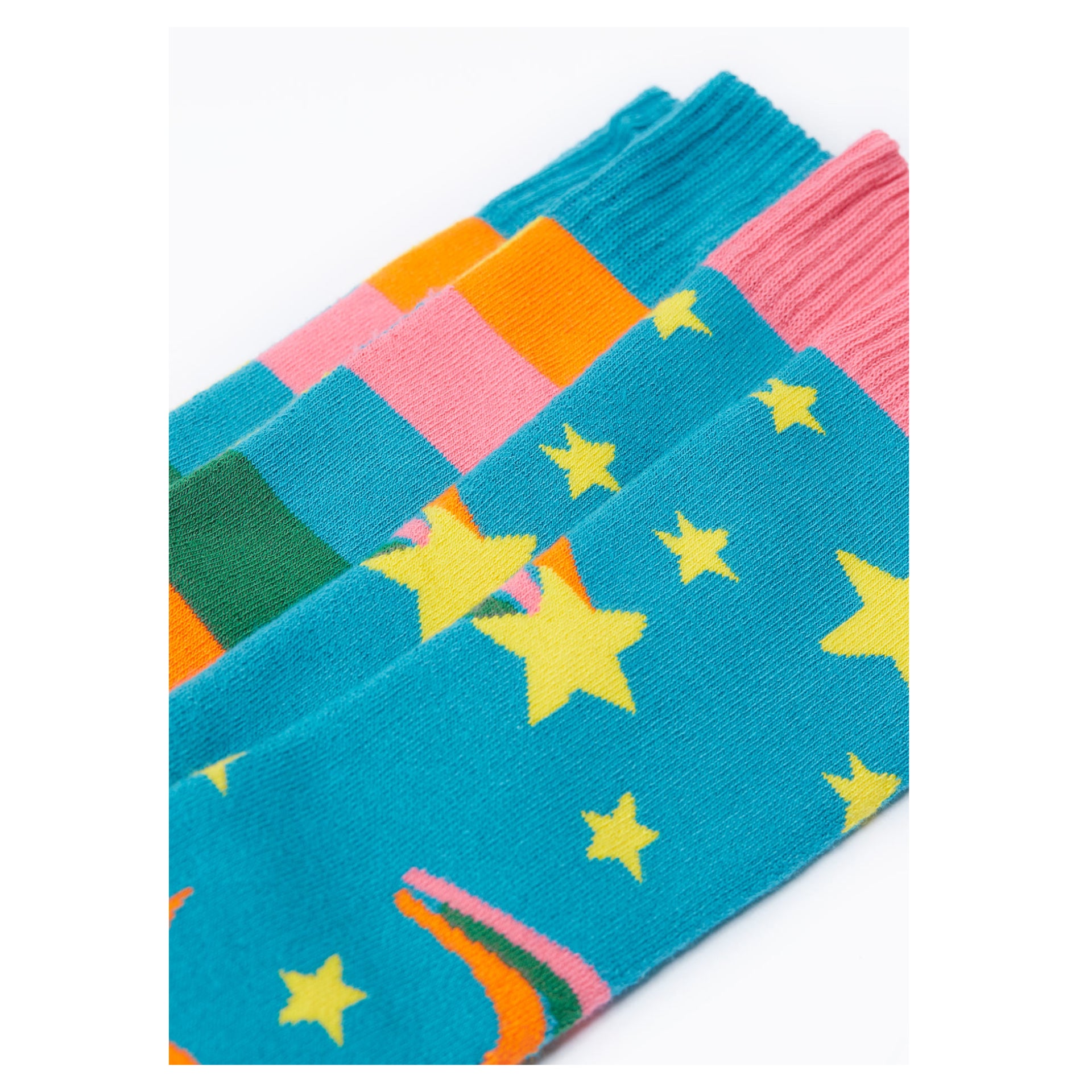 Frugi Brilliant Boot Socks Rainbow (2 Pack)