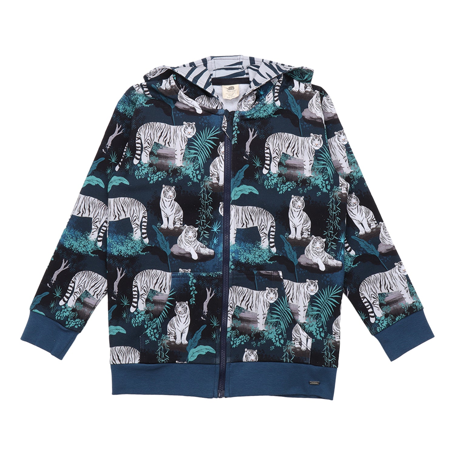 Walkiddy Sweat Jacket White Tigers