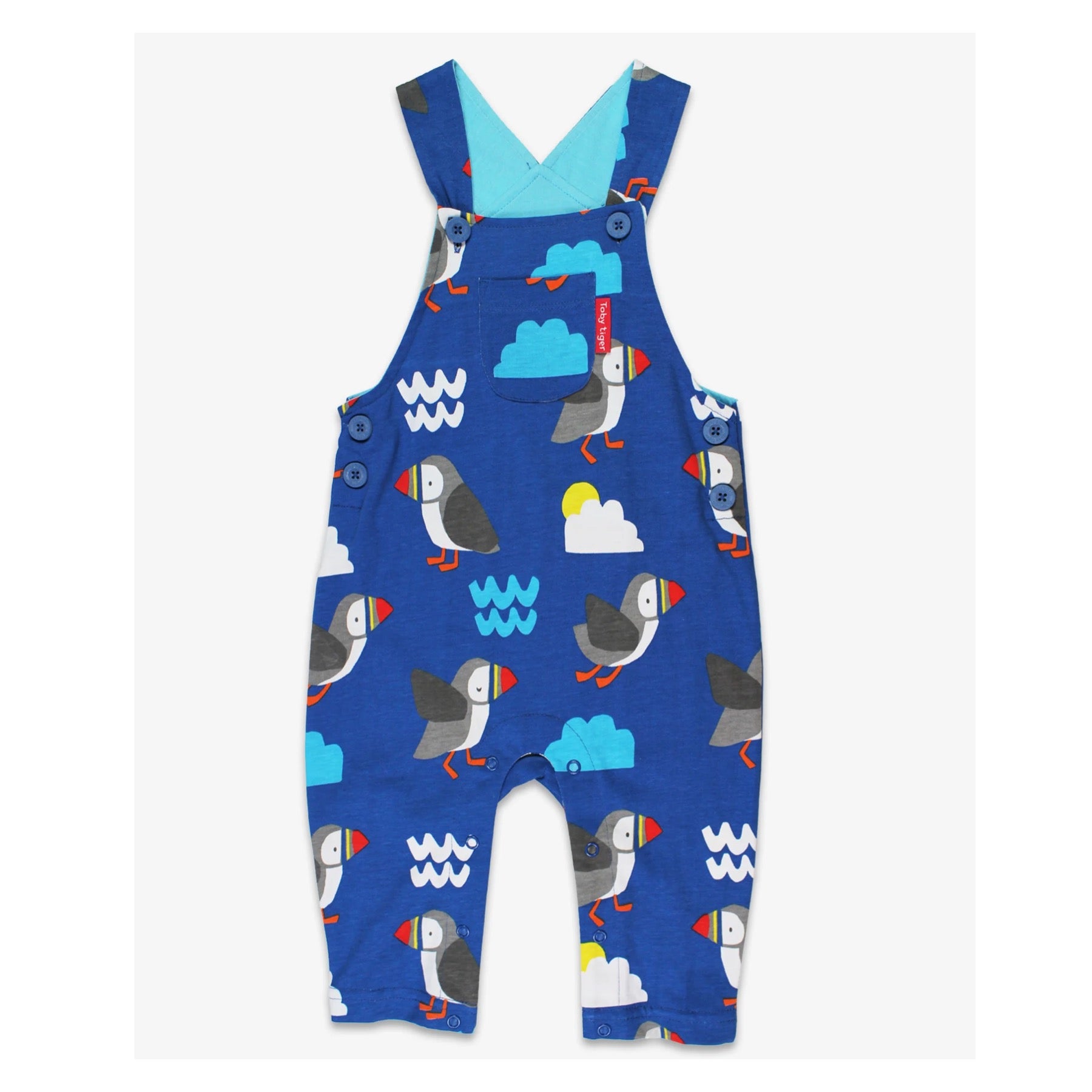 Toby Tiger Dungarees Puffin