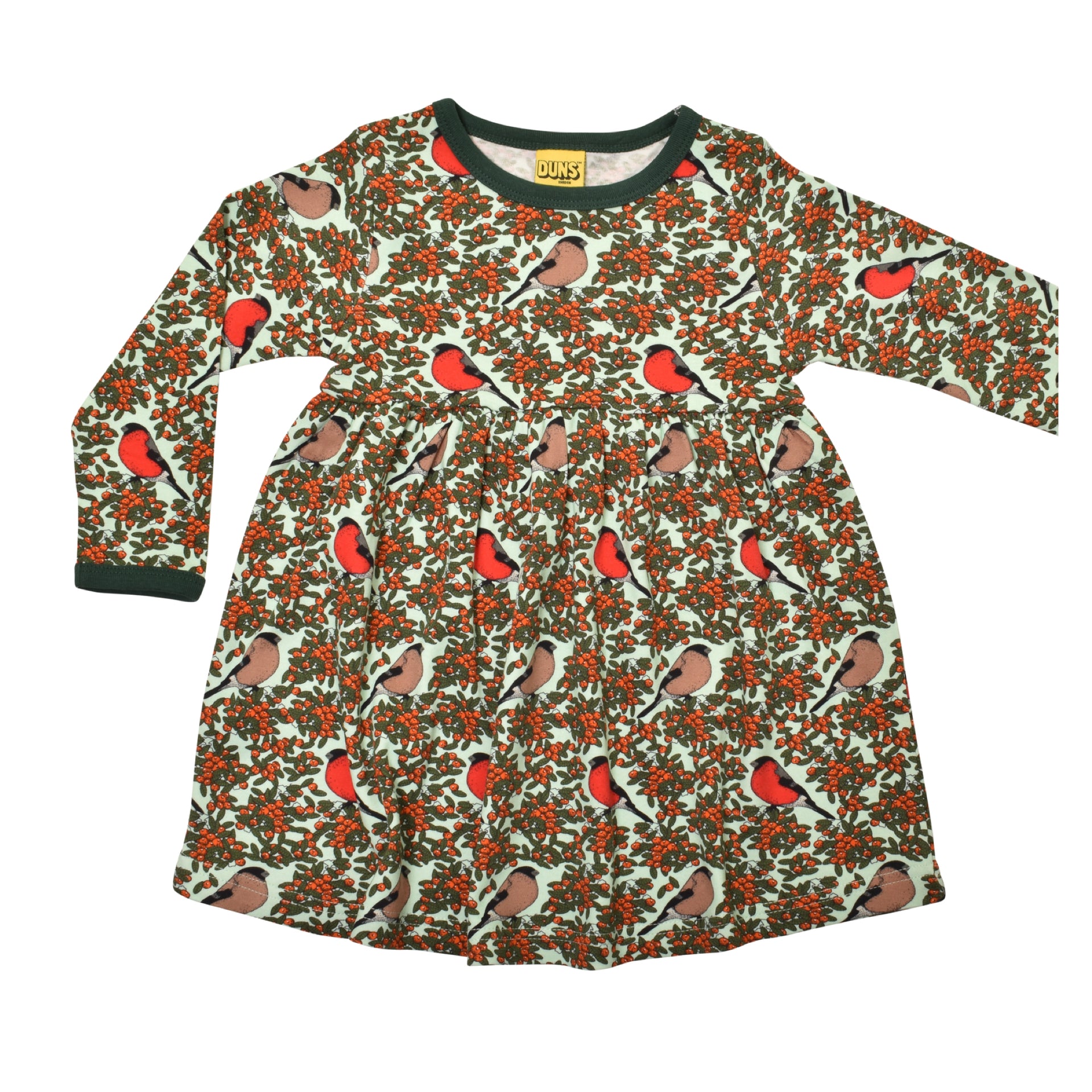 DUNS Sweden Dress Twirly LS Bullfinch Honeydew Blue