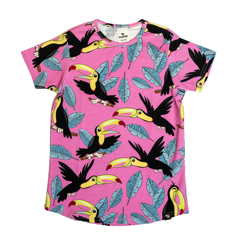 Mullido T-Shirt SS Pink Toucan