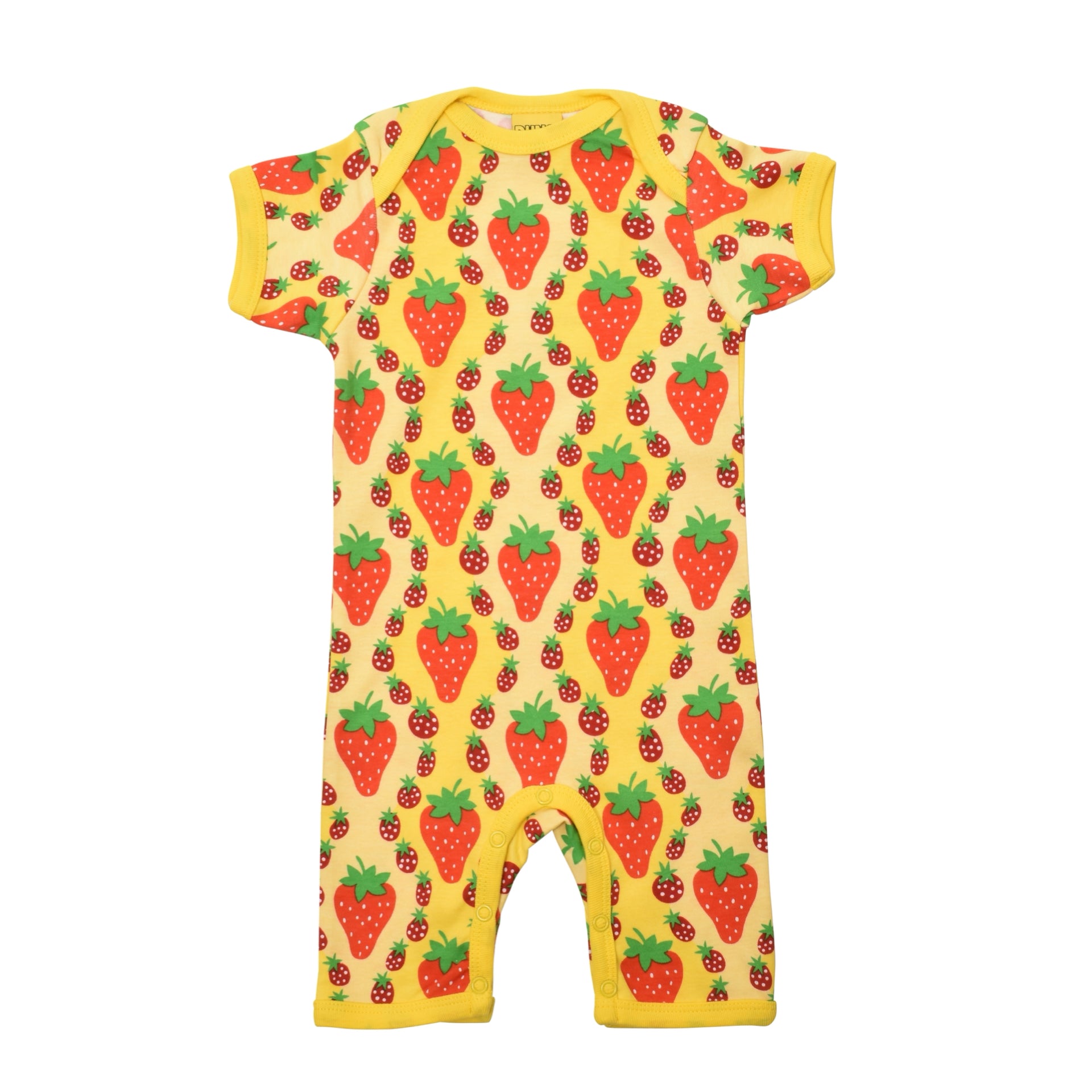 DUNS Sweden Summer Suit Strawberries Yellow