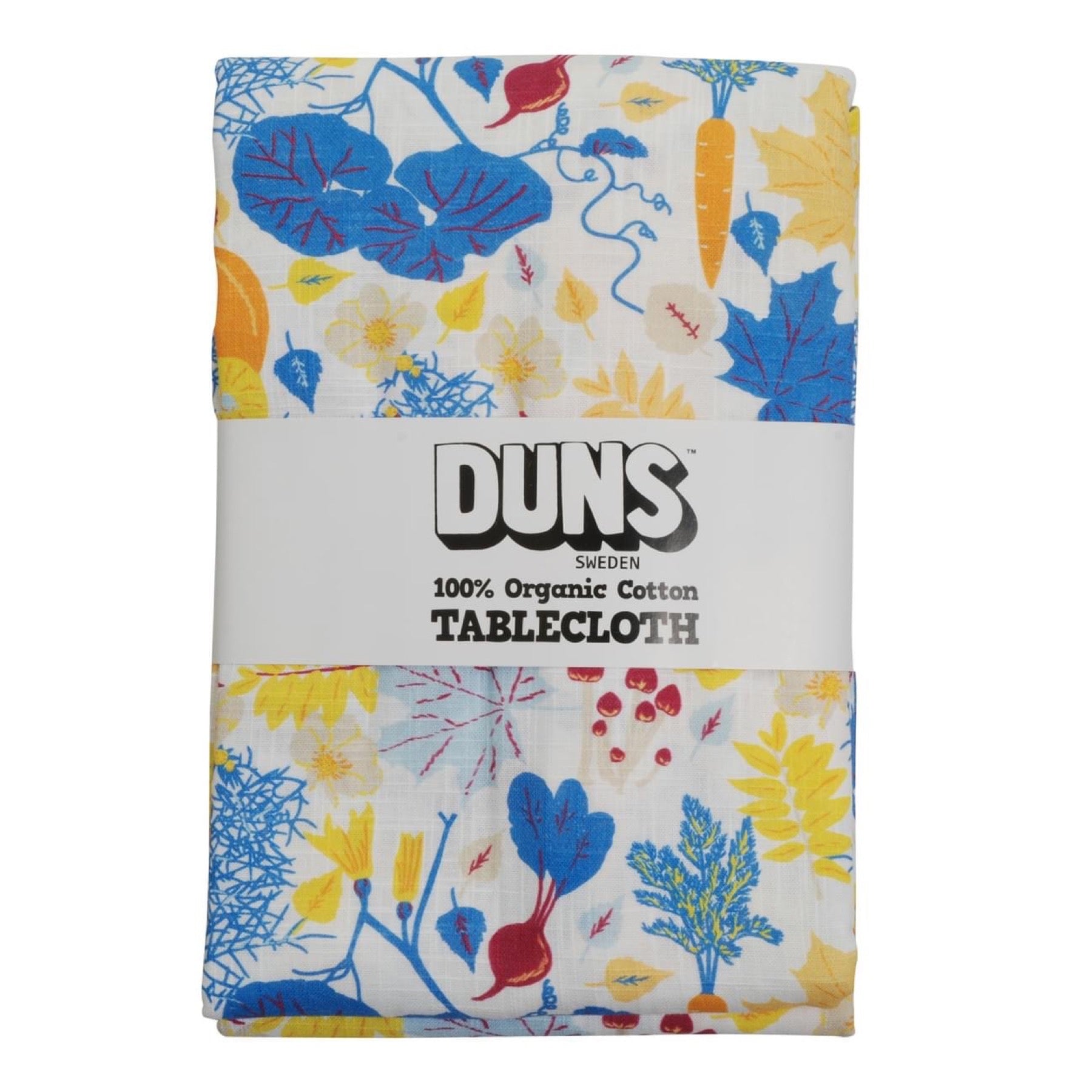 DUNS Sweden Tablecloth Fall Flowers Blue
