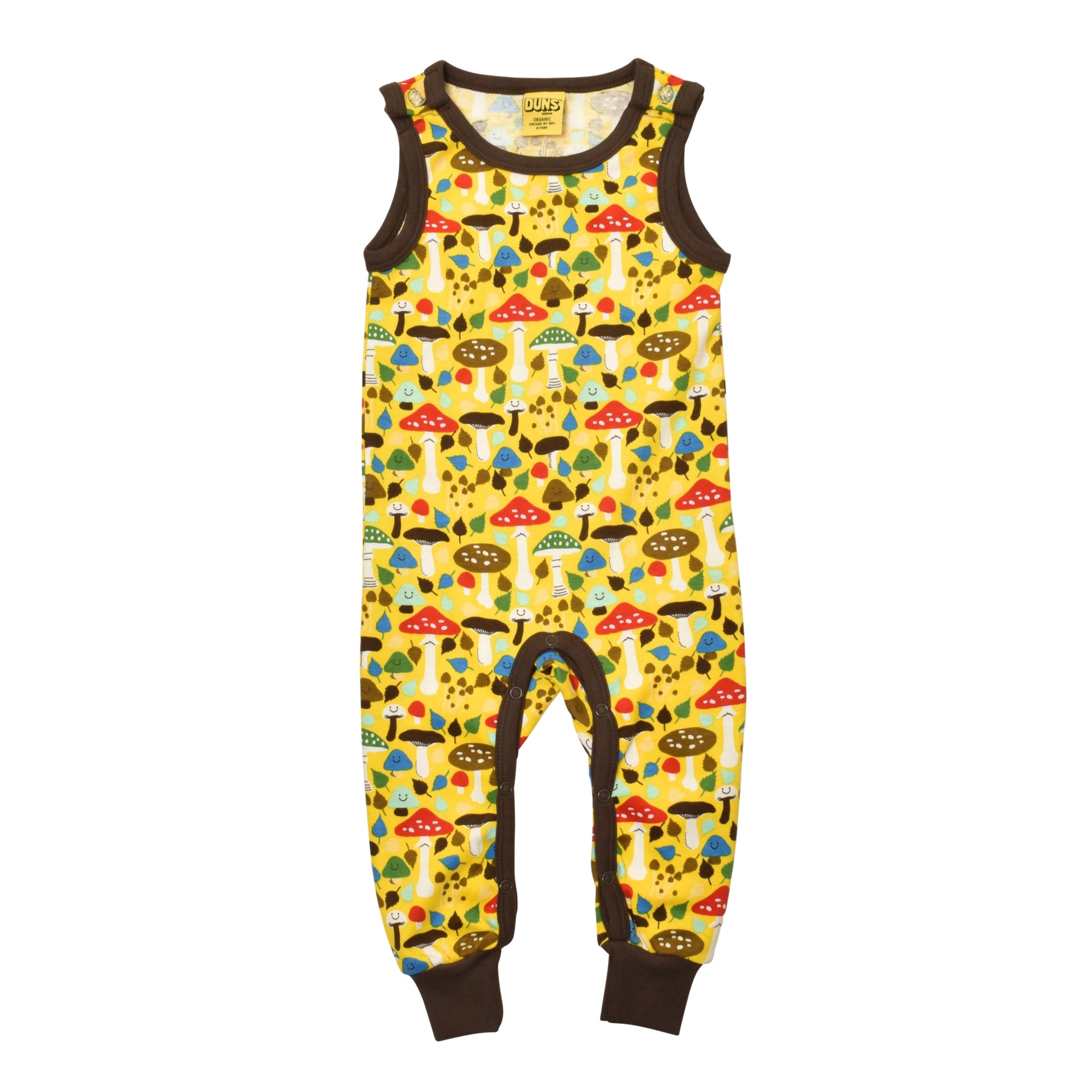 DUNS Sweden Dungarees Mushrooms Yellow