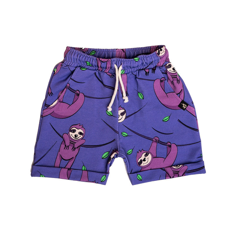 Mullido Shorts Purple Sloth