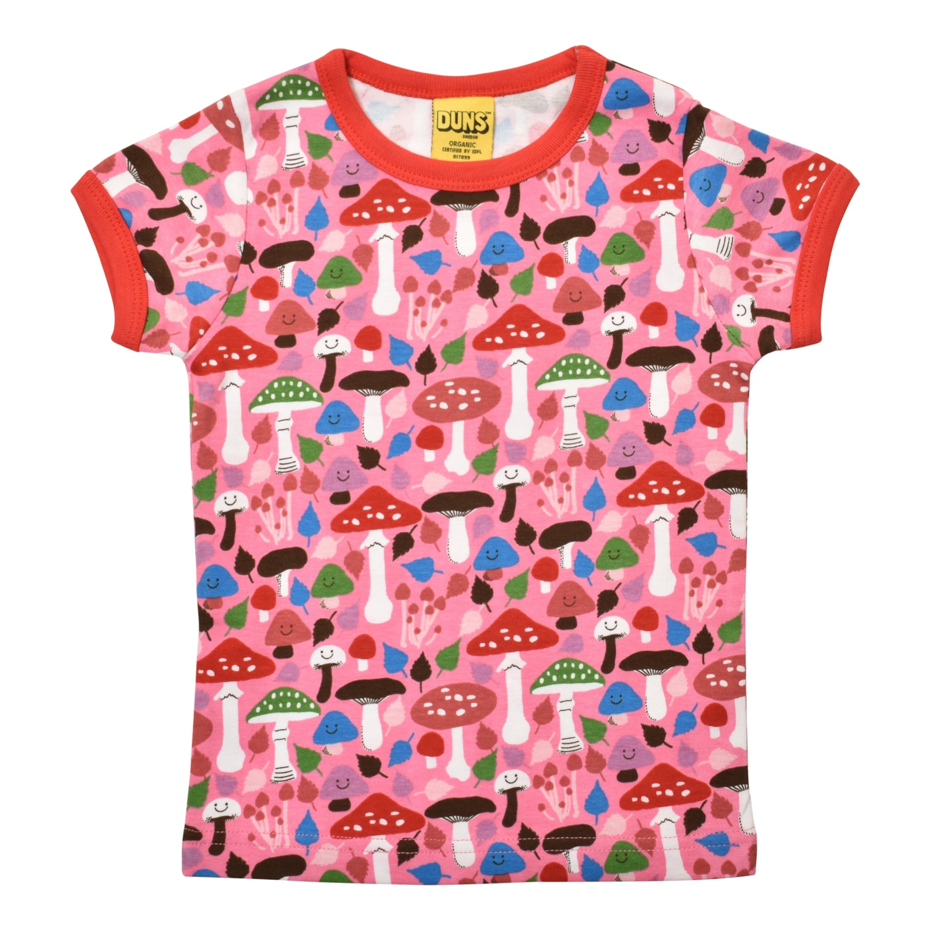 DUNS Sweden Top SS Mushrooms Pink