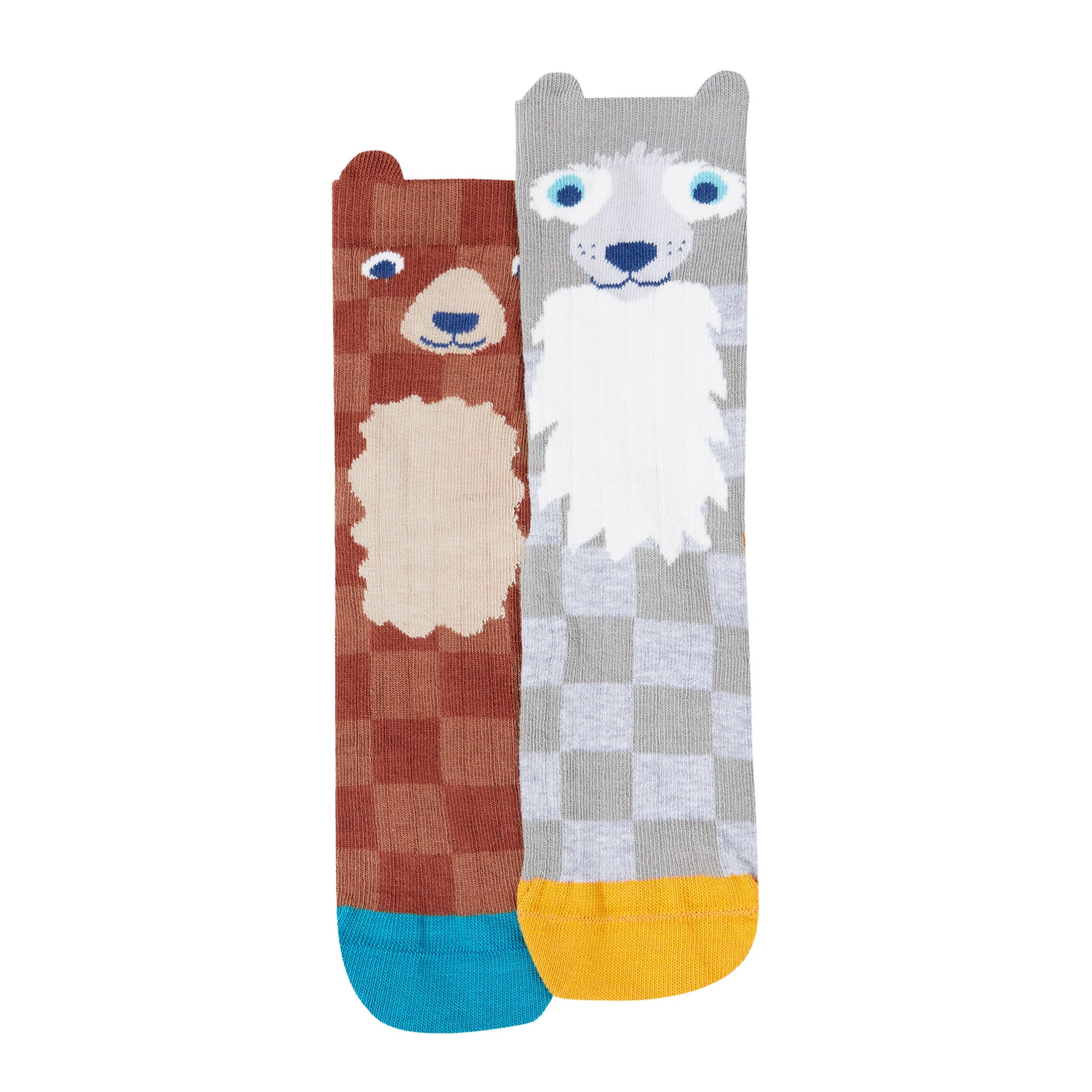 Frugi Character Socks Beary Wild (2 Pack)