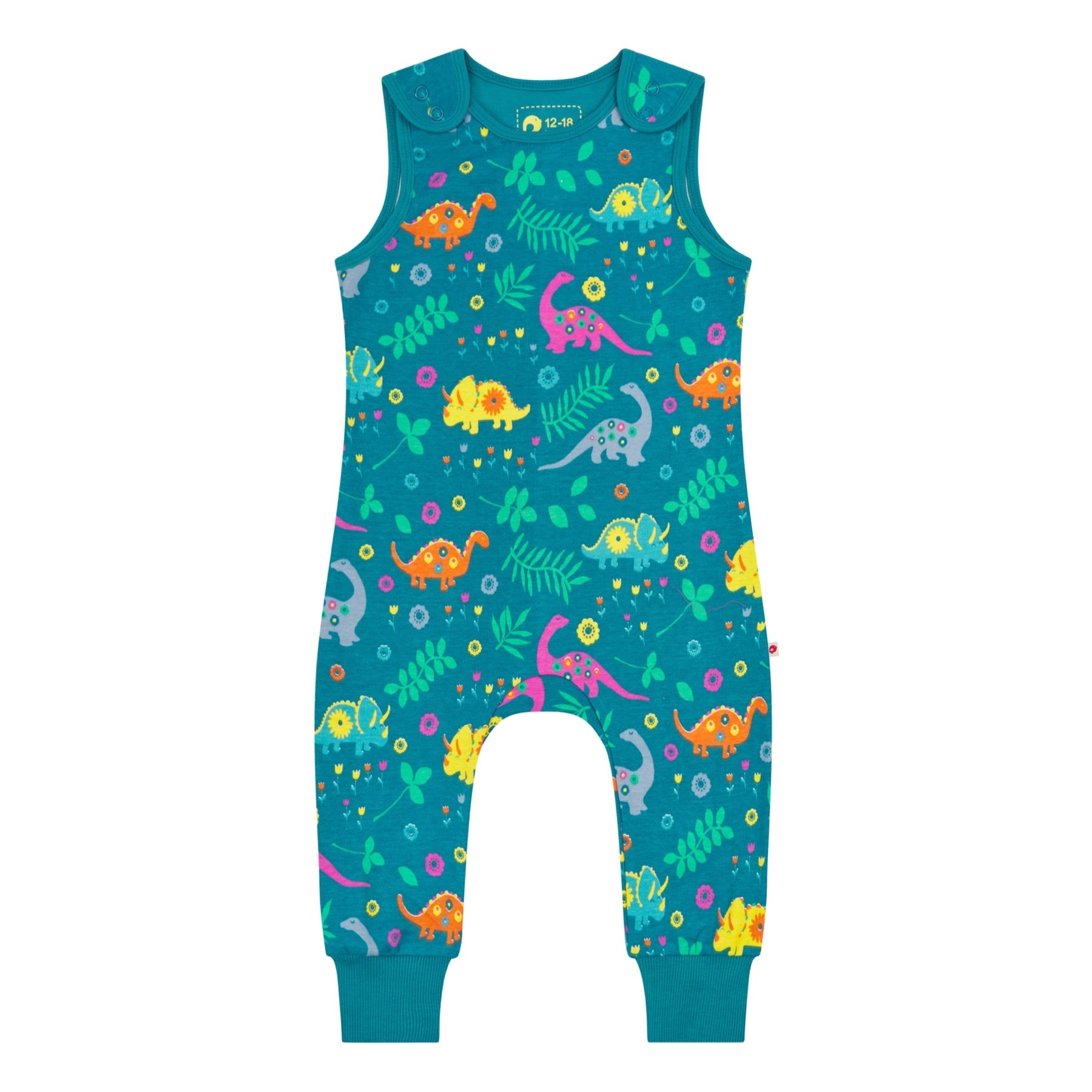 Piccalilly Dungarees Dinosaur