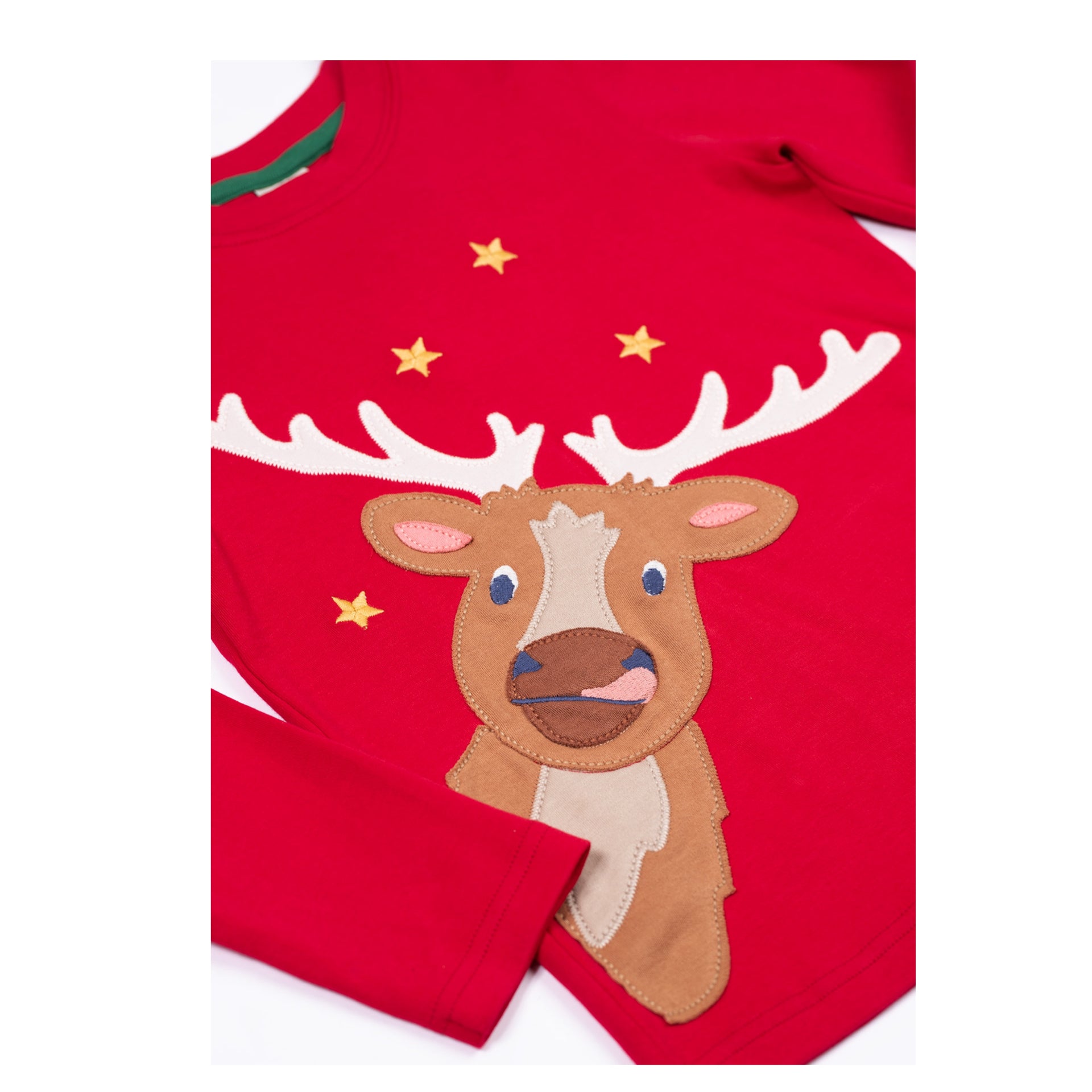 Frugi Terrific Circular Top Berry Red Caribou