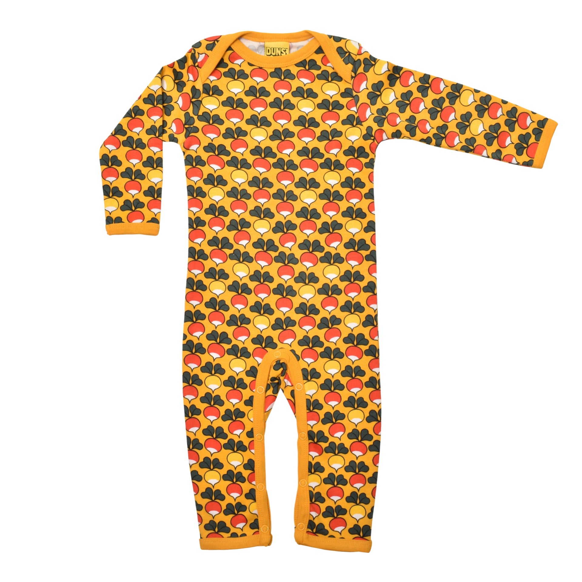 DUNS Sweden Lap Neck Suit Multi Radish Mineral Yellow