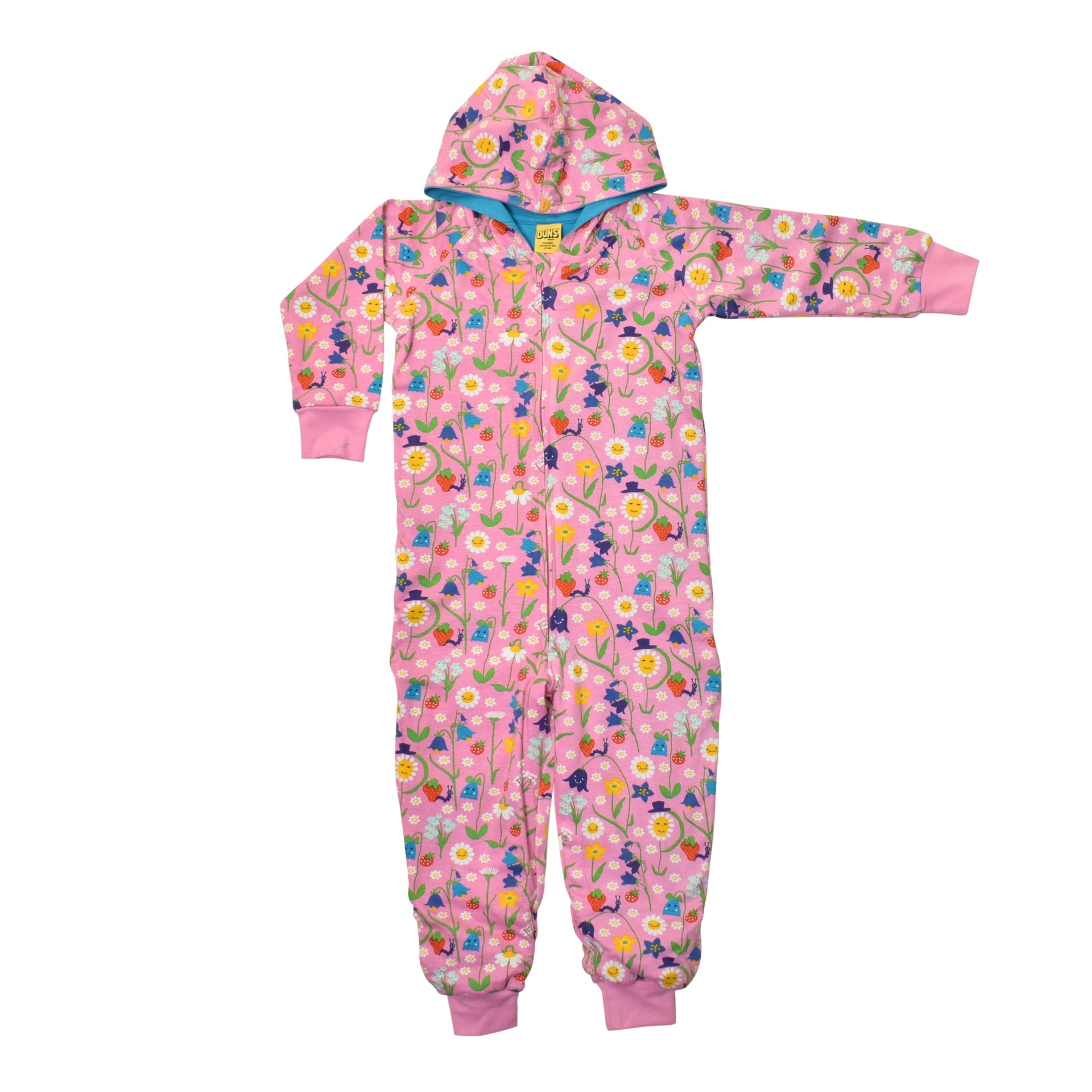 DUNS Sweden Lined Suit with Hood Happy Flower Chiffon Lilac