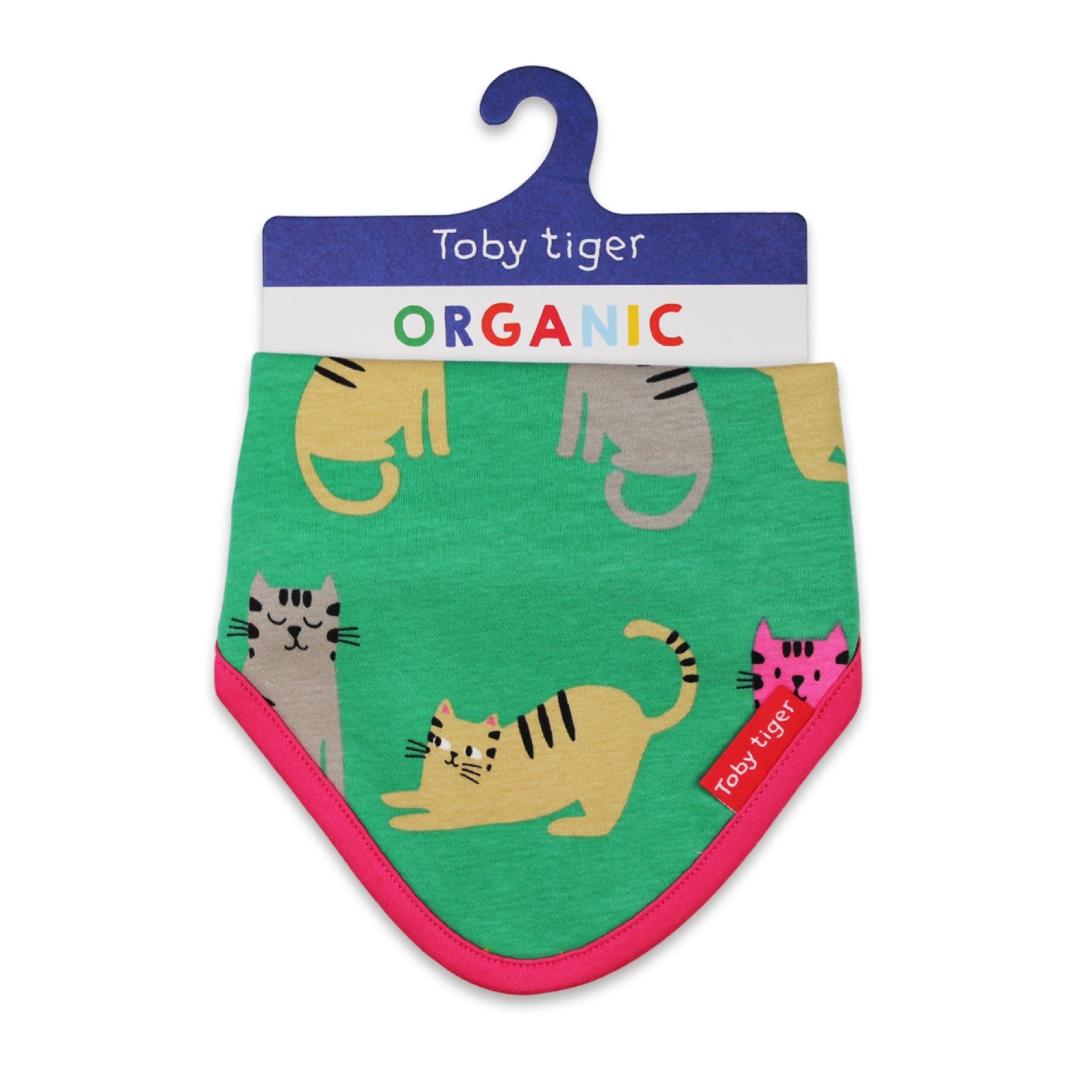 Toby Tiger Dribble Bib Kitten