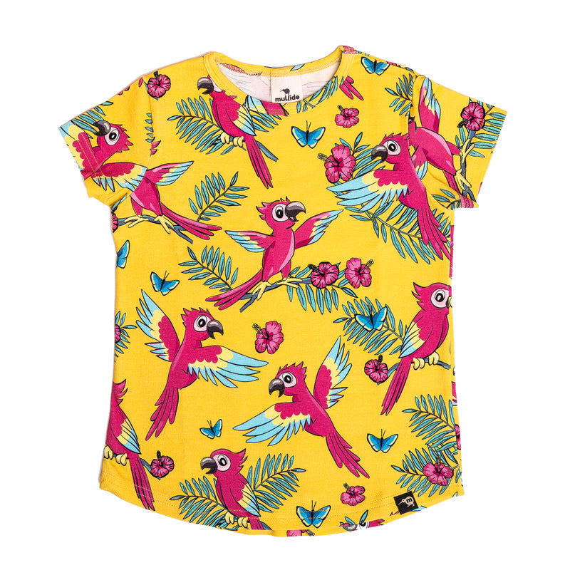 Mullido T-Shirt SS Yellow Parrot