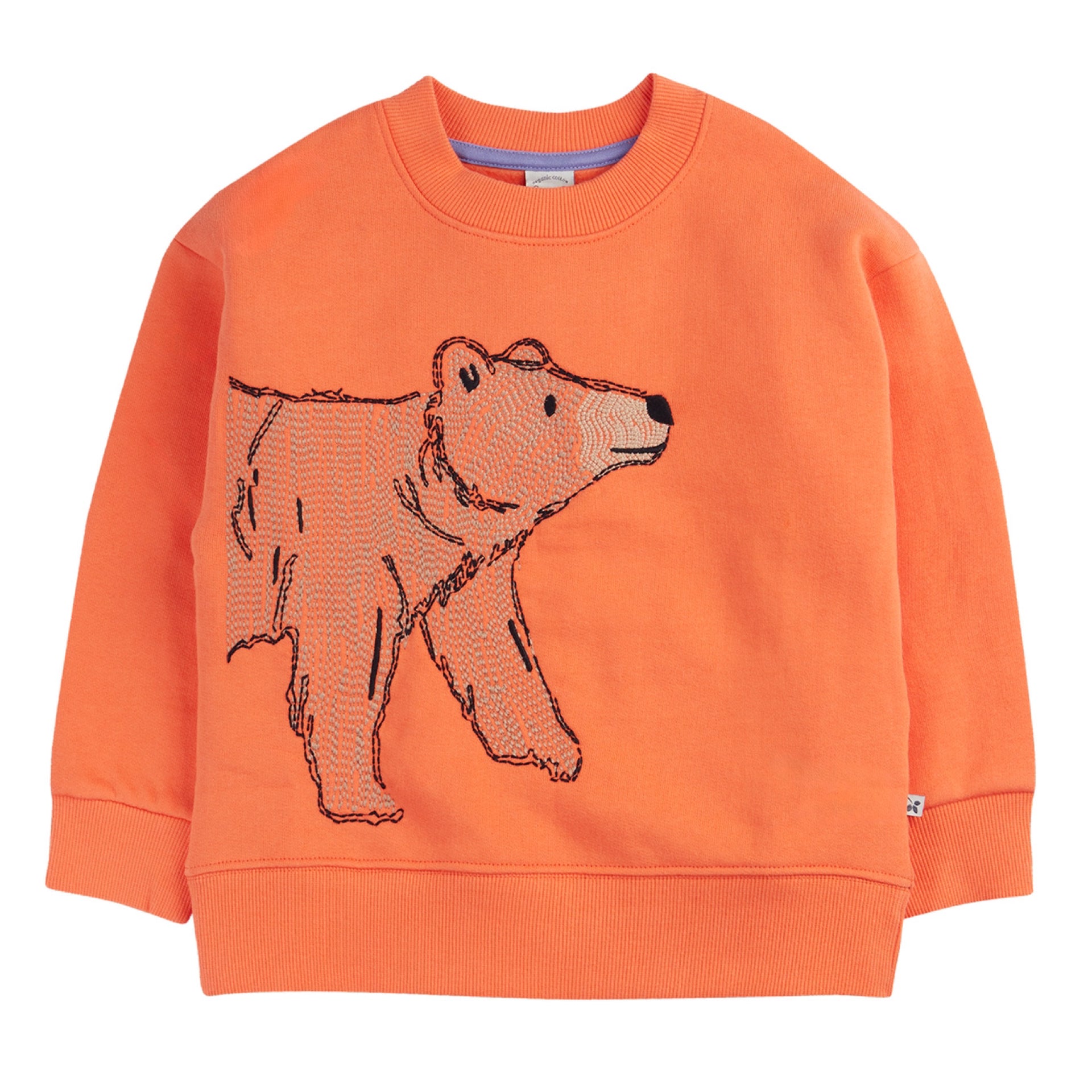 Frugi Superb Stitched Sweatshirt Salamander/Bear