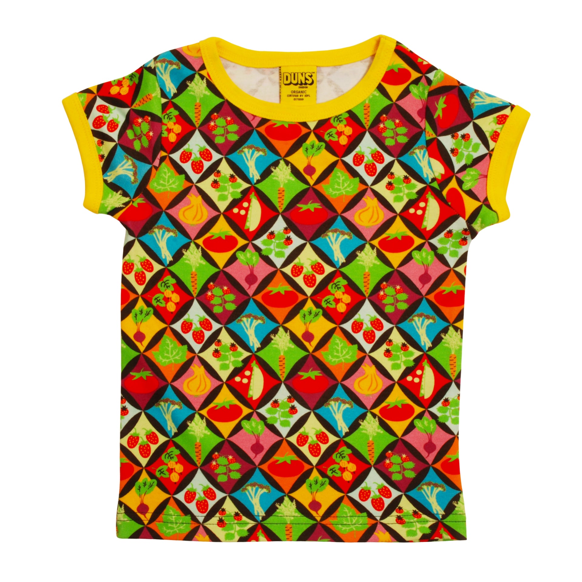 DUNS Sweden Top SS Harlequin Veggies