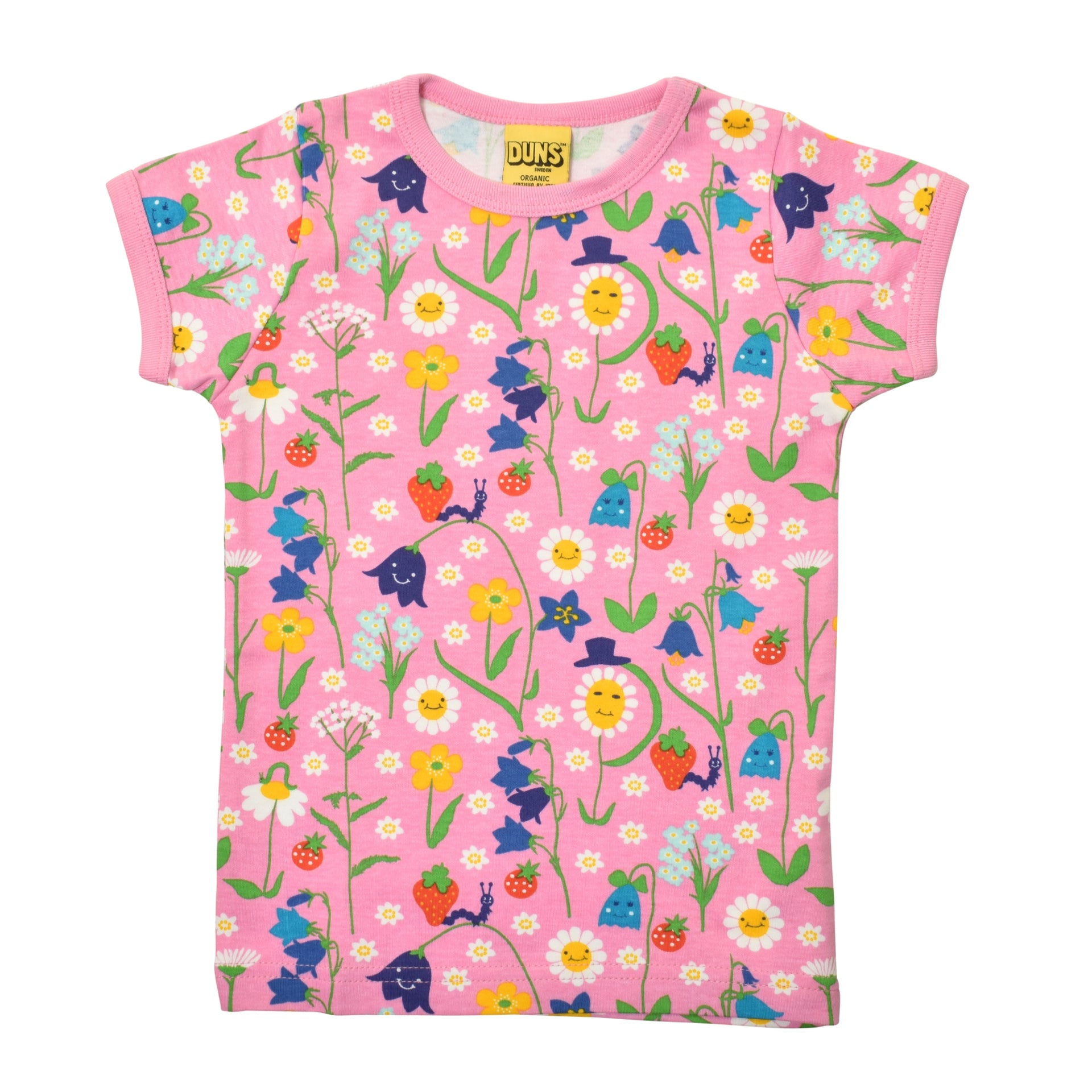 DUNS Sweden Top SS Happy Flower Chiffon Lilac