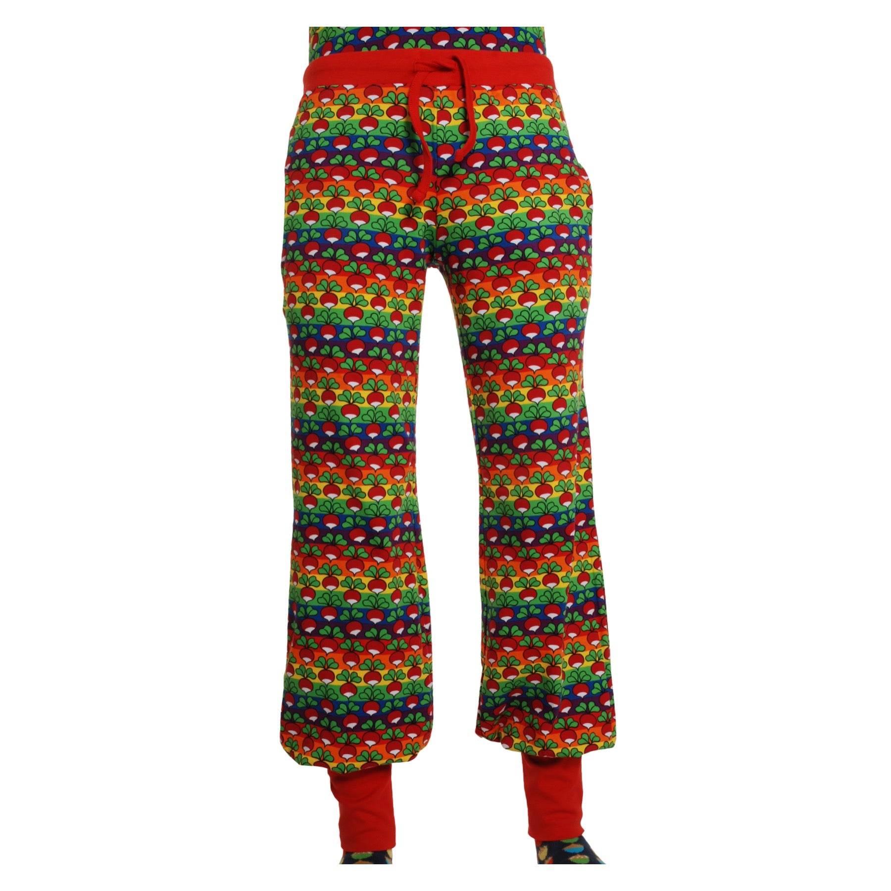 DUNS Sweden Baggy Pants Radish Rainbow Stripe (Adult)