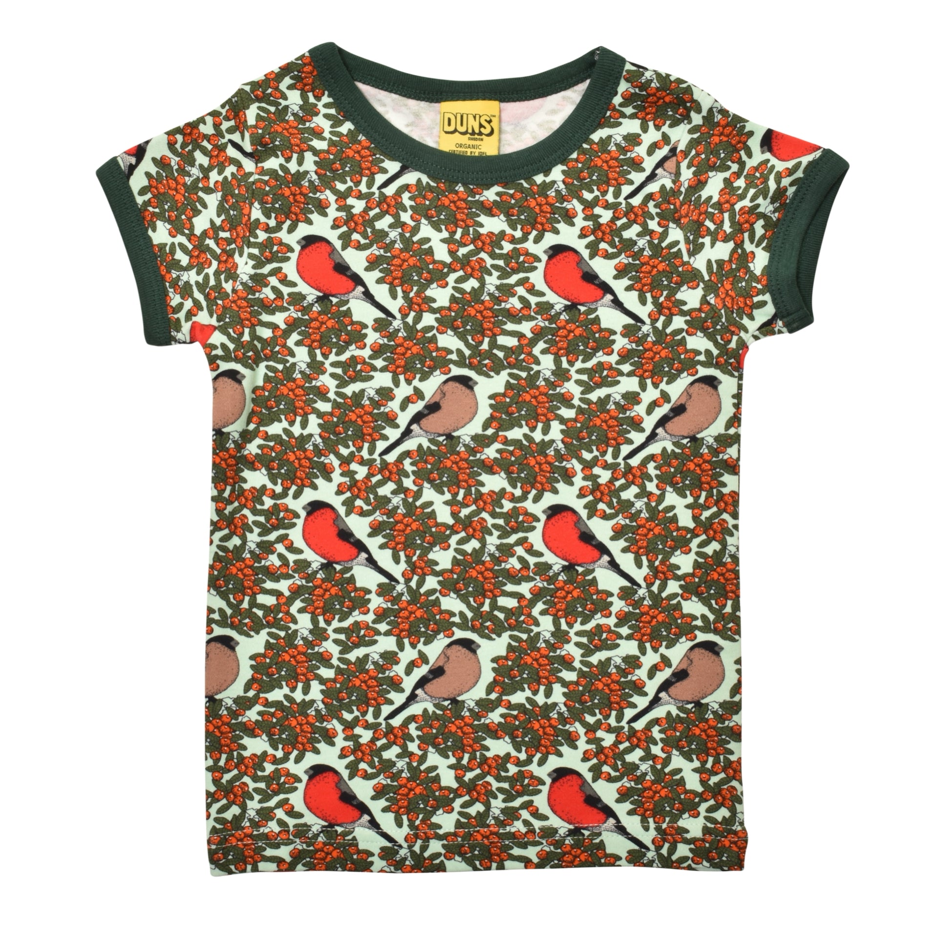 DUNS Sweden Top SS Bullfinch Honeydew Blue