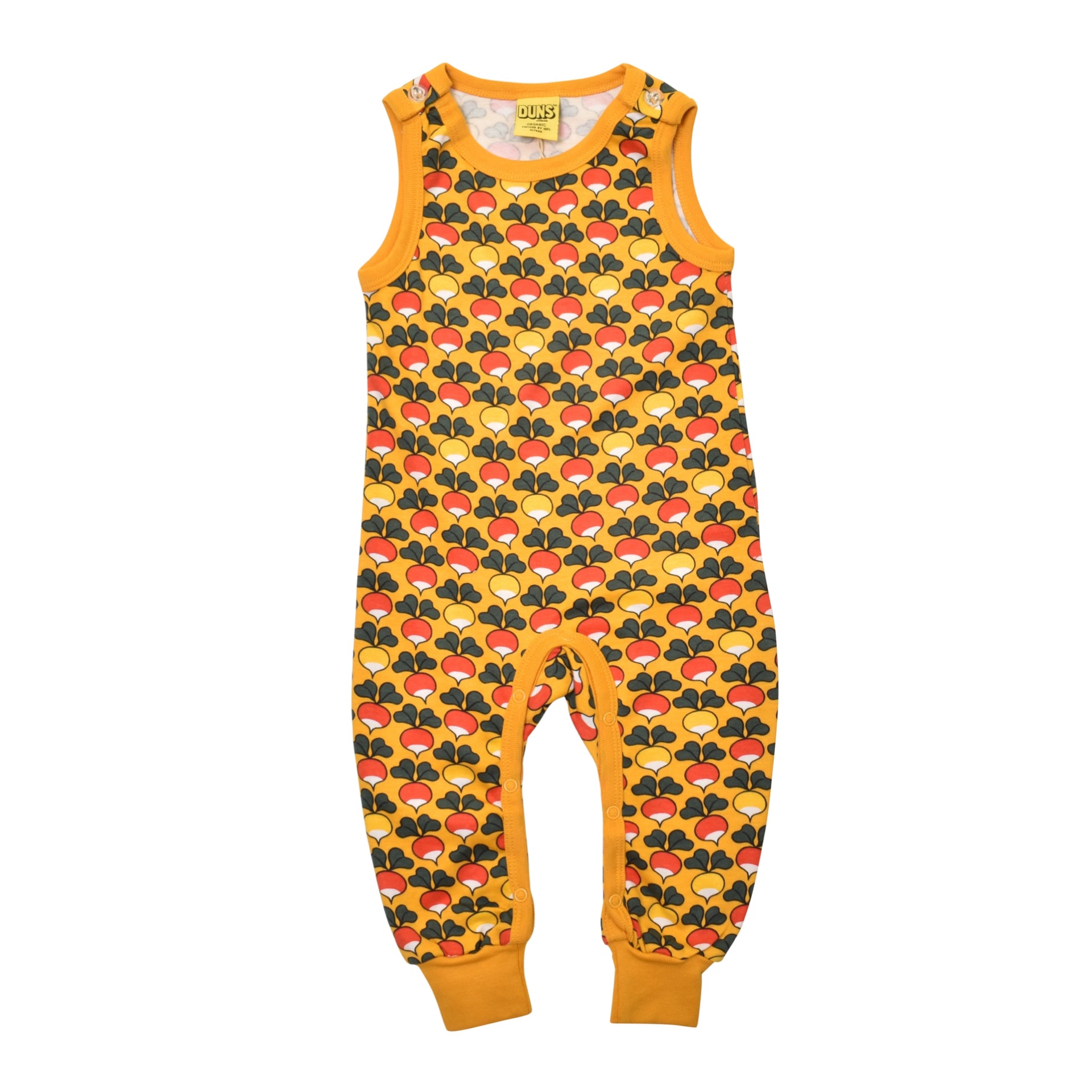DUNS Sweden Dungarees Radish Multi Radish Mineral Yellow