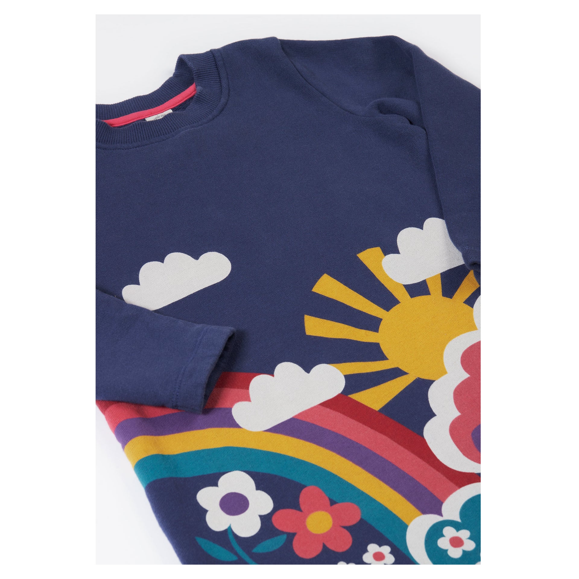Frugi Kari Dress Navy/Rainbow