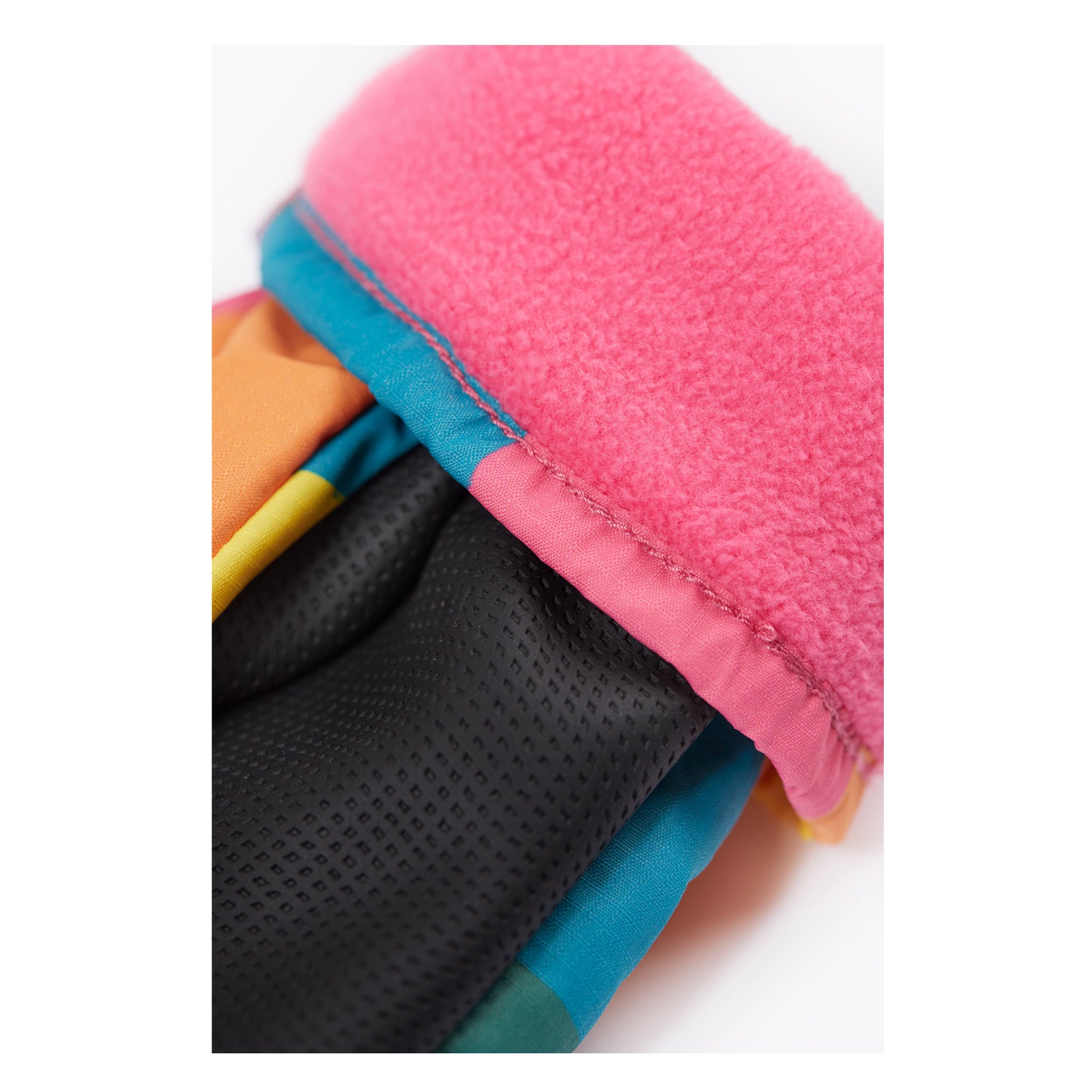 Frugi Snow & Ski Mittens Rainbow Check