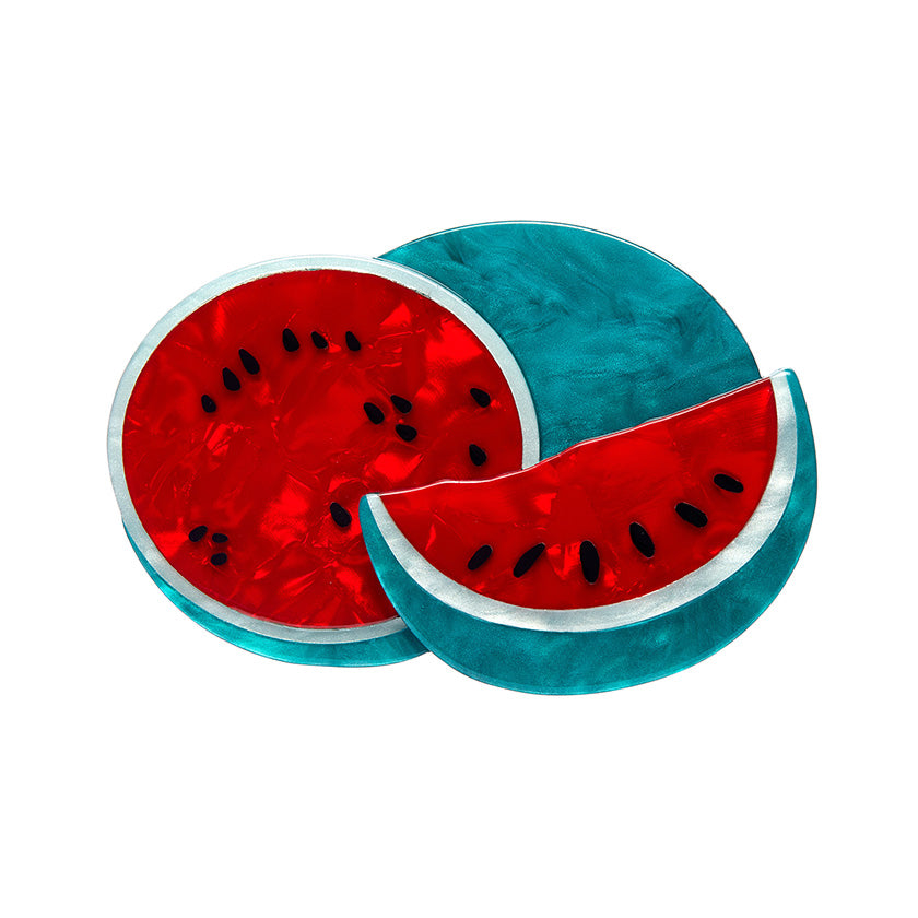 Erstwilder Viva la Vida Watermelons Brooch