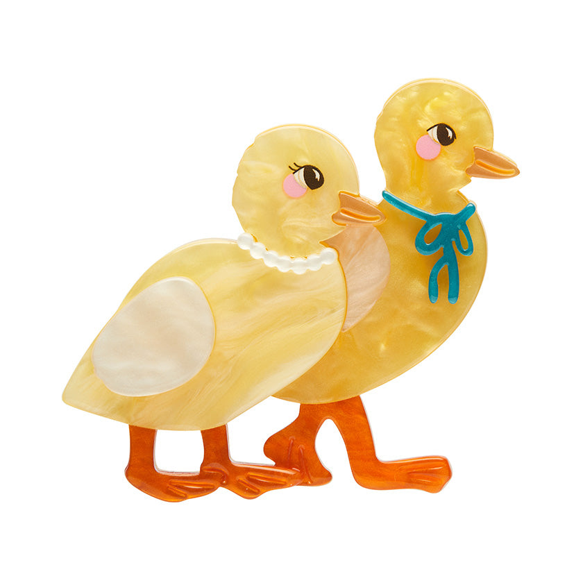 Erstwilder Well-Dressed Ducklings Brooch