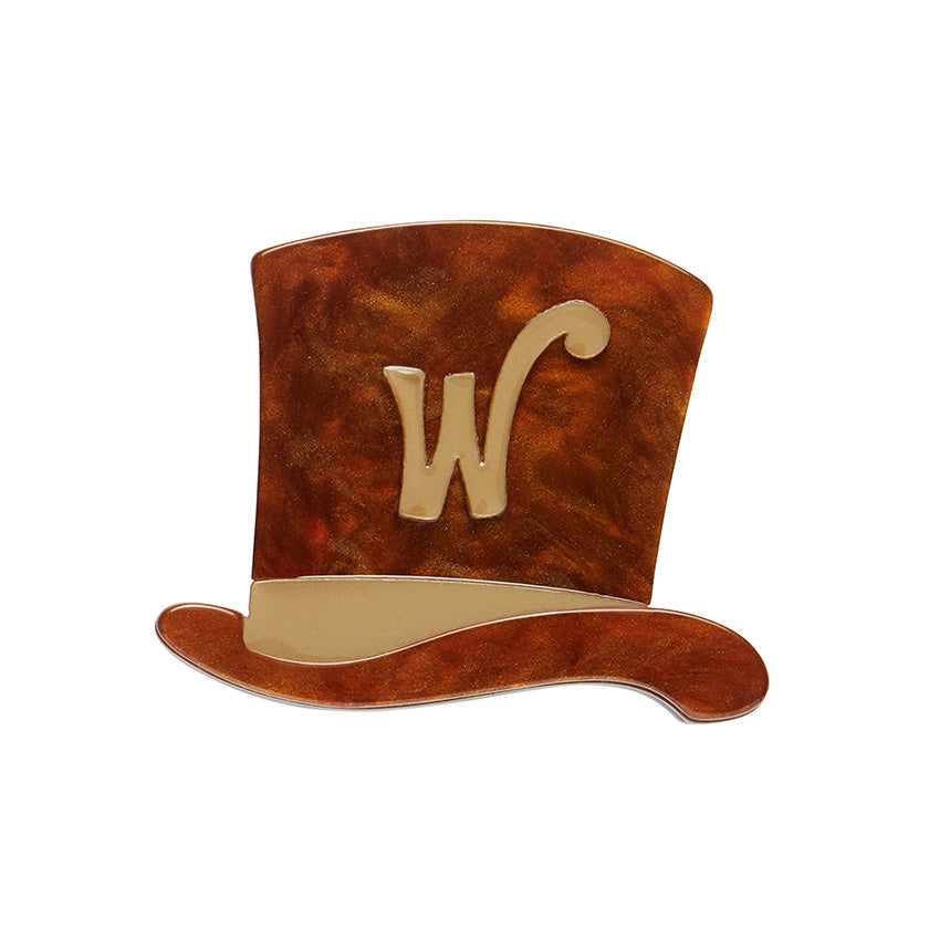 Erstwilder Mr Wonka's Hat Mini Brooch