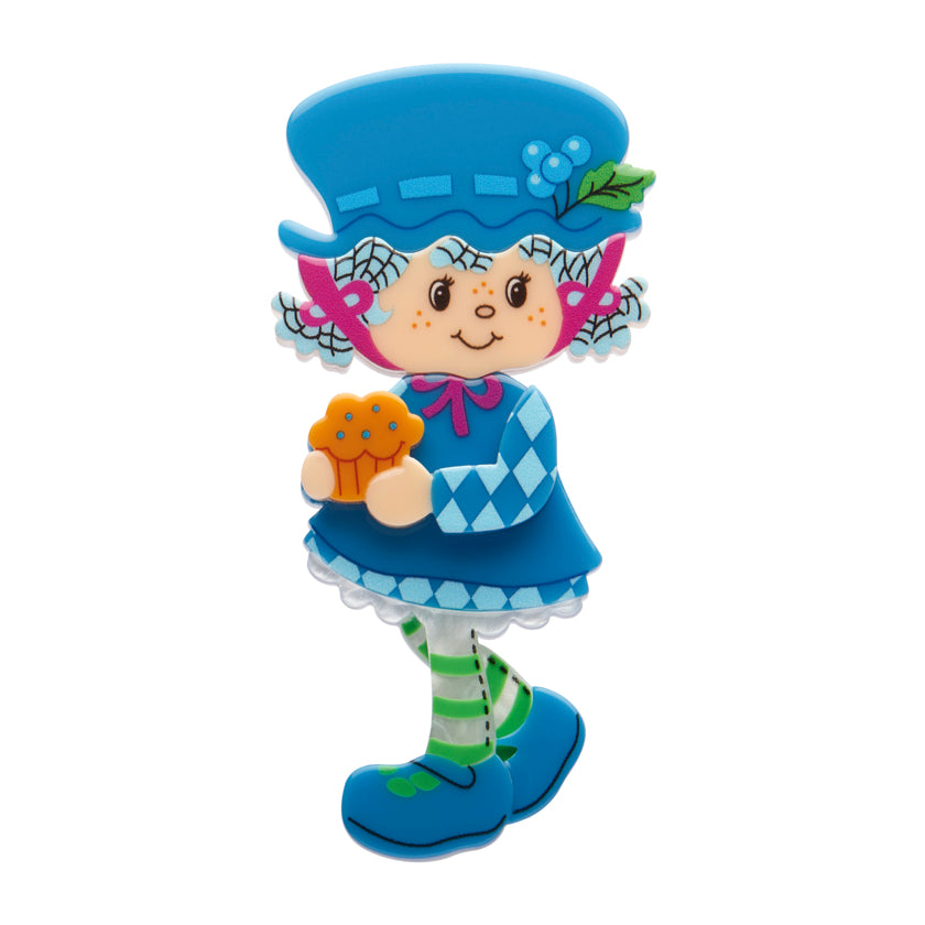 Erstwilder Blueberry Muffin Brooch