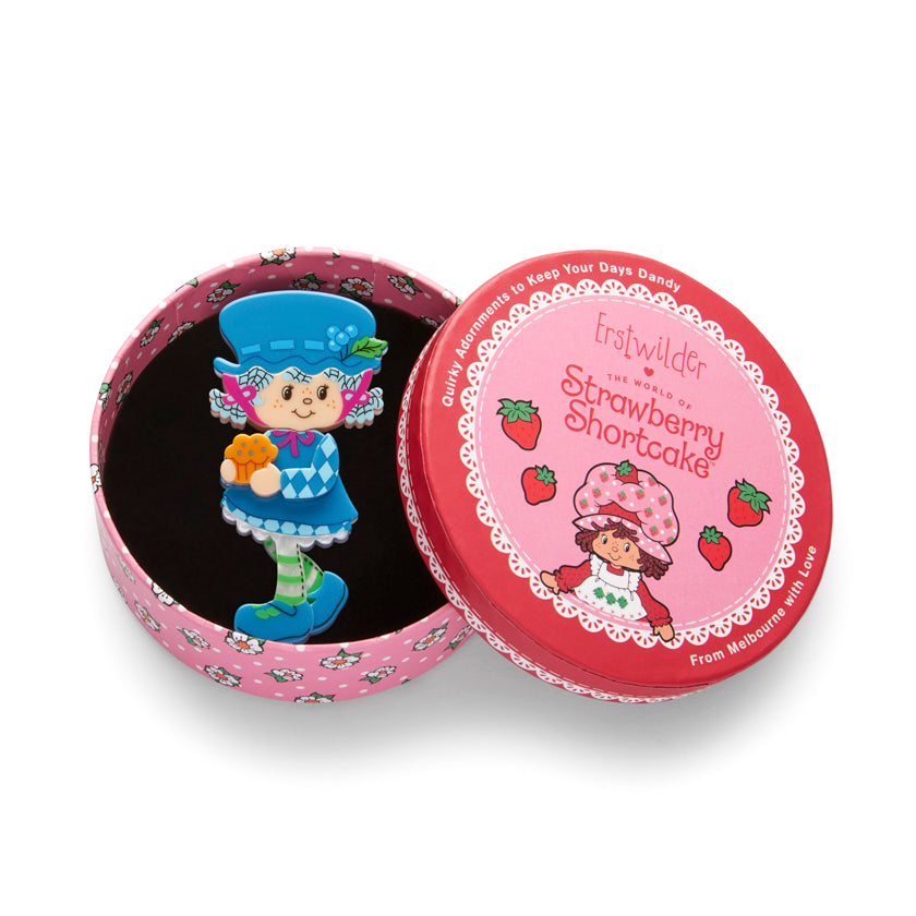 Erstwilder Blueberry Muffin Brooch