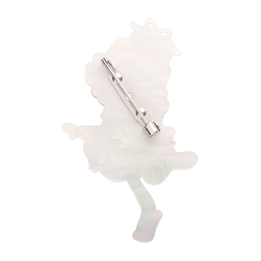 Erstwilder Lime Chiffon Brooch