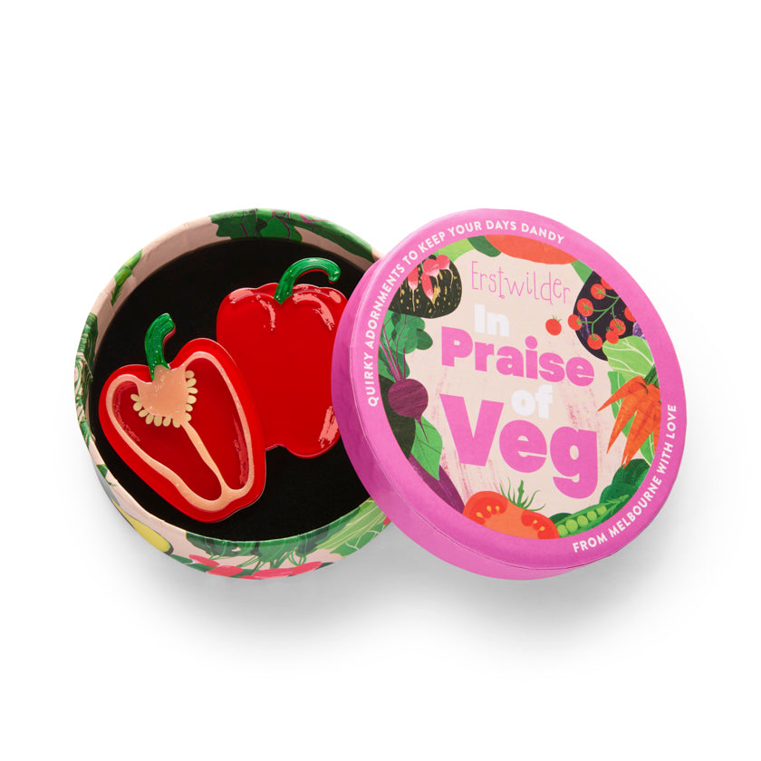 Erstwilder Capsicum Crush Brooch