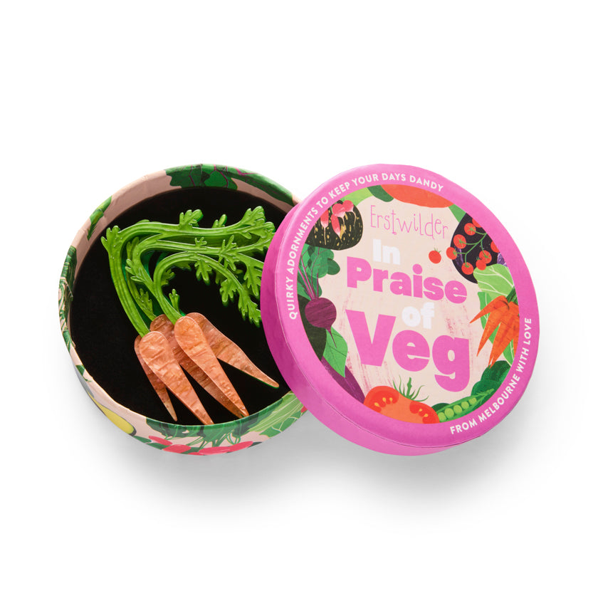 Erstwilder Carrot Topper Brooch