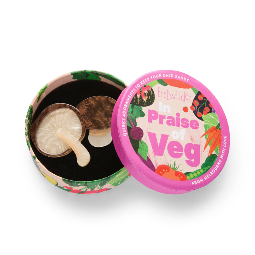 Erstwilder Mighty Mushie Brooch