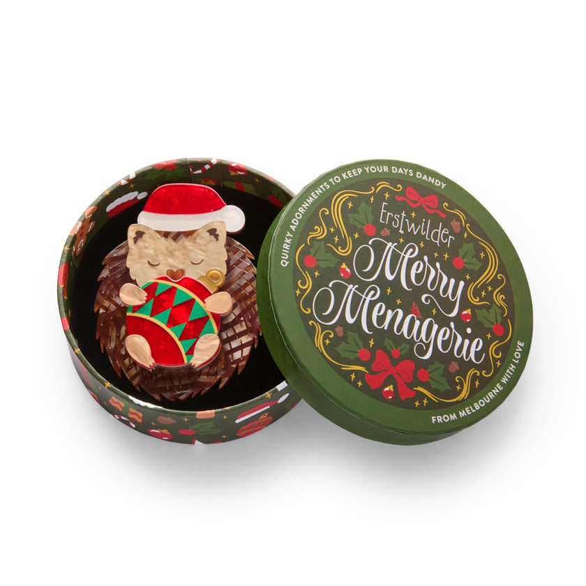 Erstwilder Hannah the Hedgehog Brooch