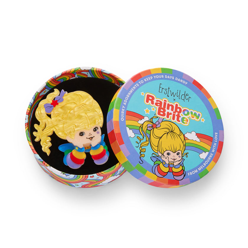 Erstwilder Rainbow Brite Brooch
