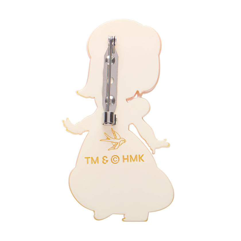 Erstwilder Lala Orange Brooch