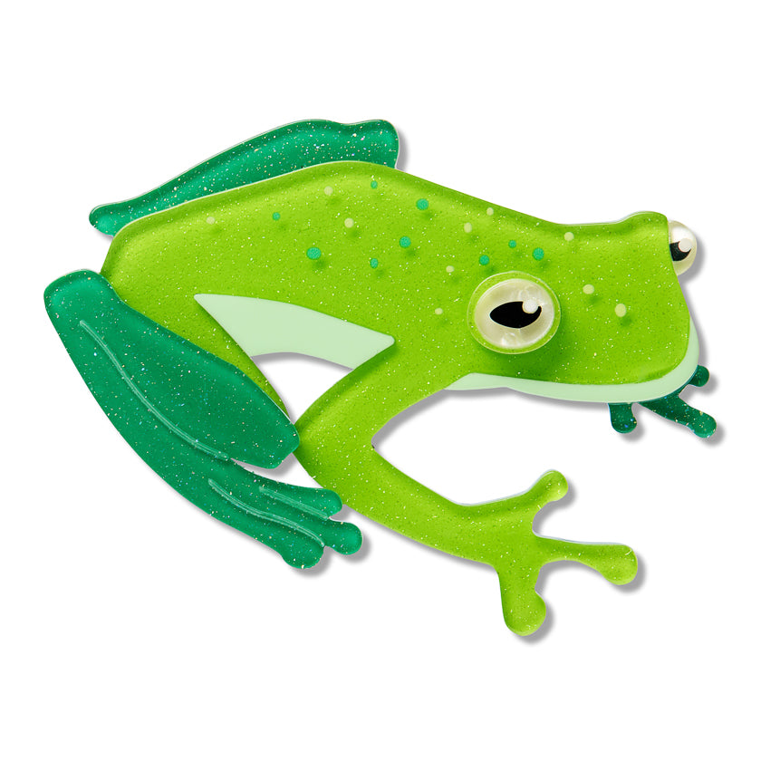 Erstwilder Buckley’s Giant Glass Frog Brooch — Little Tiger Togs
