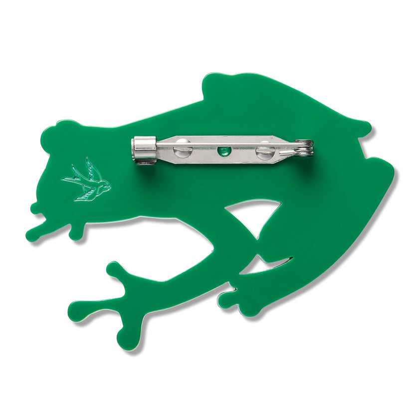 Erstwilder Buckley’s Giant Glass Frog Brooch