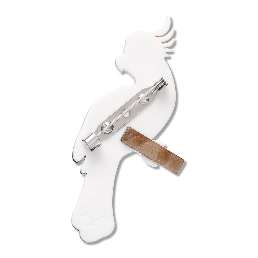 Erstwilder Carnaboo the Cockatoo Brooch