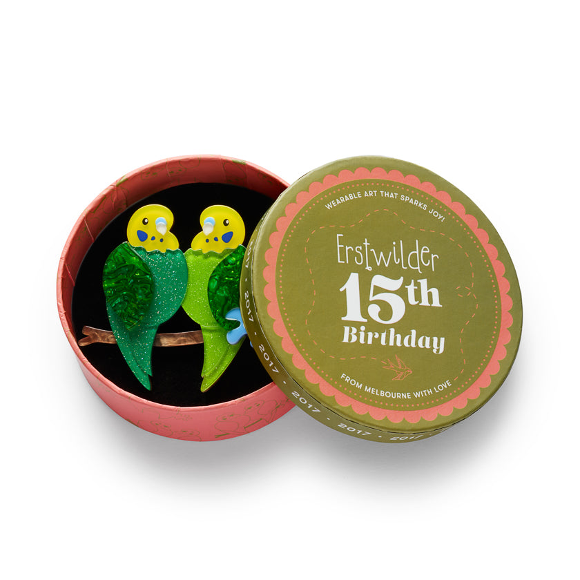 Erstwilder Best Budgies Brooch