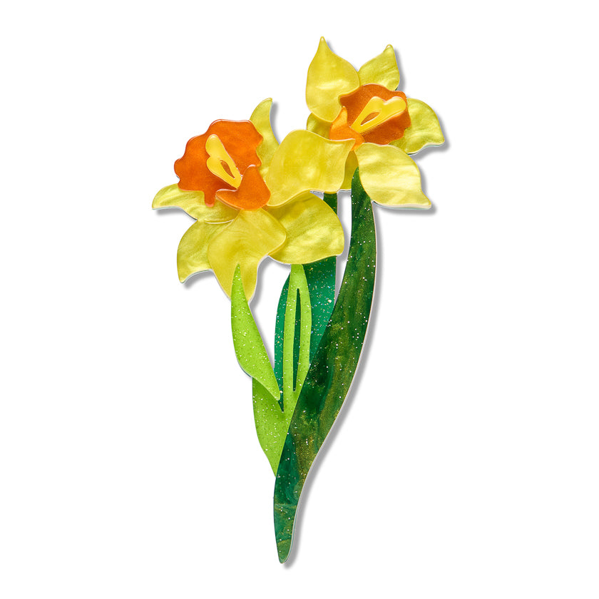Erstwilder Garden Goddess Daffodil Brooch