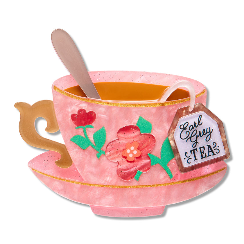 Erstwilder Fancy a Cuppa Brooch