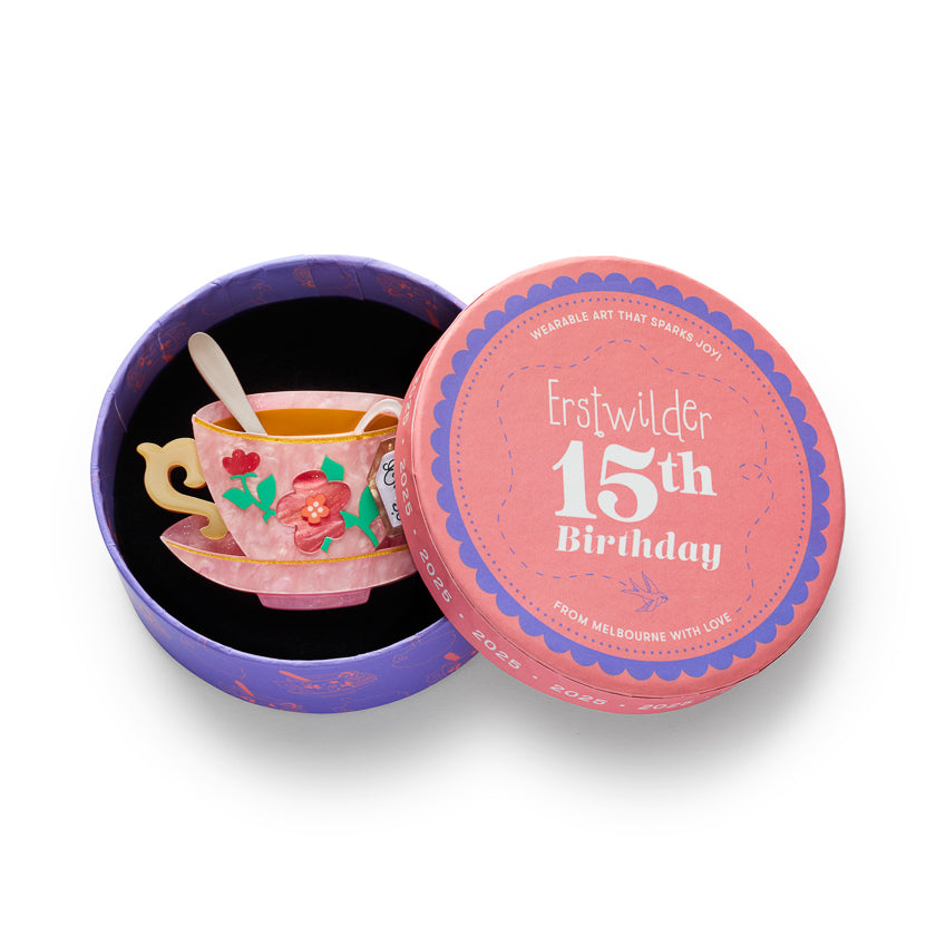 Erstwilder Fancy a Cuppa Brooch