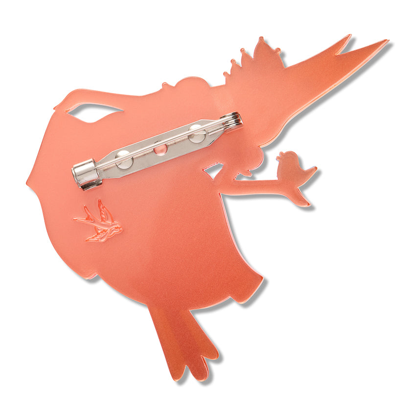 Erstwilder Pascal the Princess Prawn Brooch