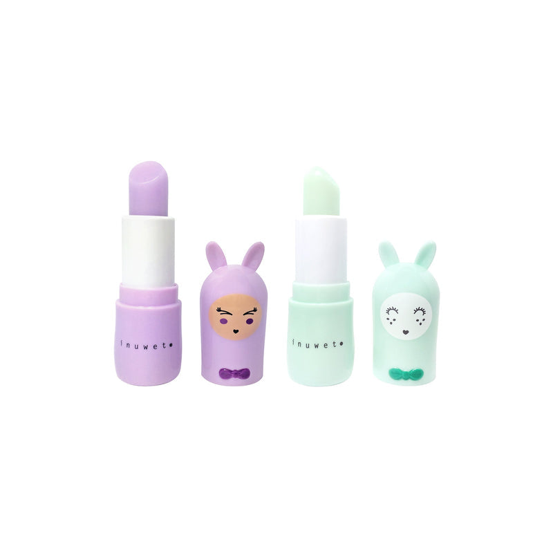 INUWET Bunny Lip Balm Helene Duo Gift Set - Apple & Marshmallow