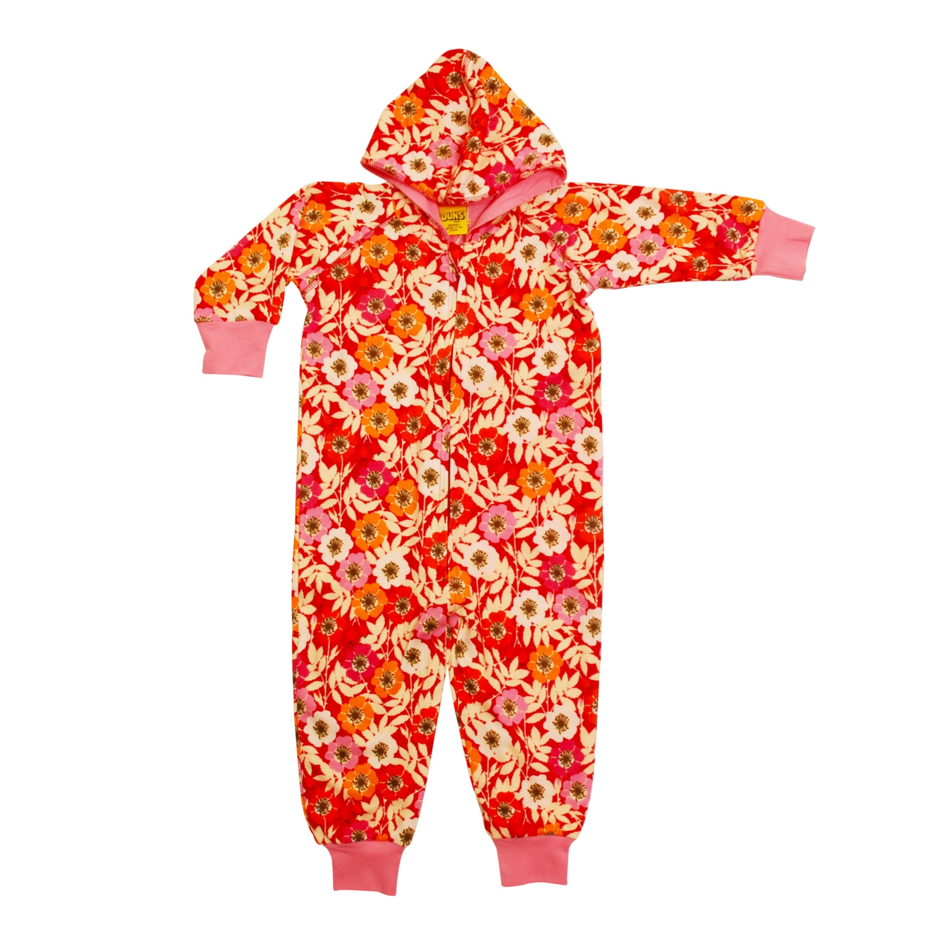 DUNS Sweden Lined Suit with Hood Rosehip