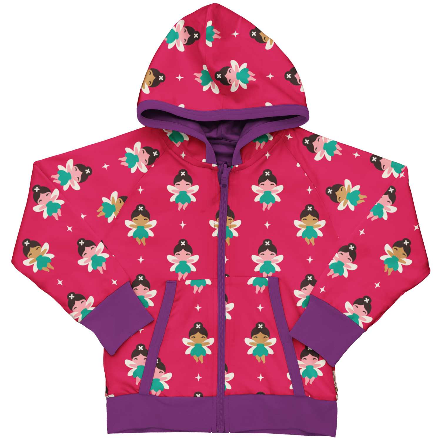 Maxomorra Cardigan Hood Reversible Fairy