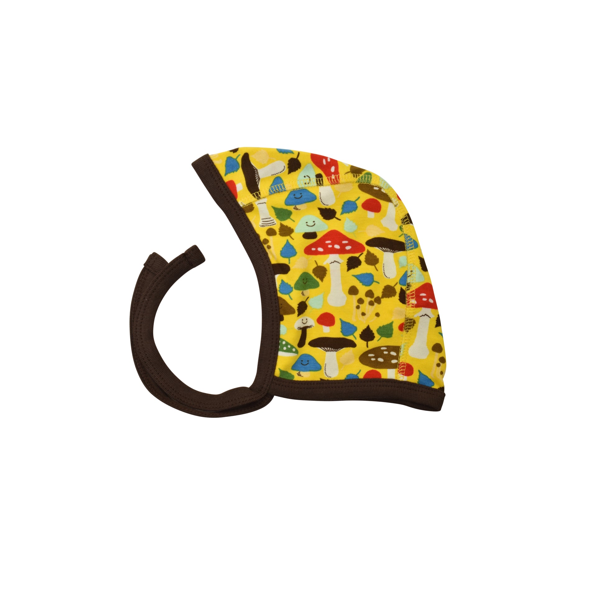 DUNS Sweden Baby Bonnet Mushrooms Yellow